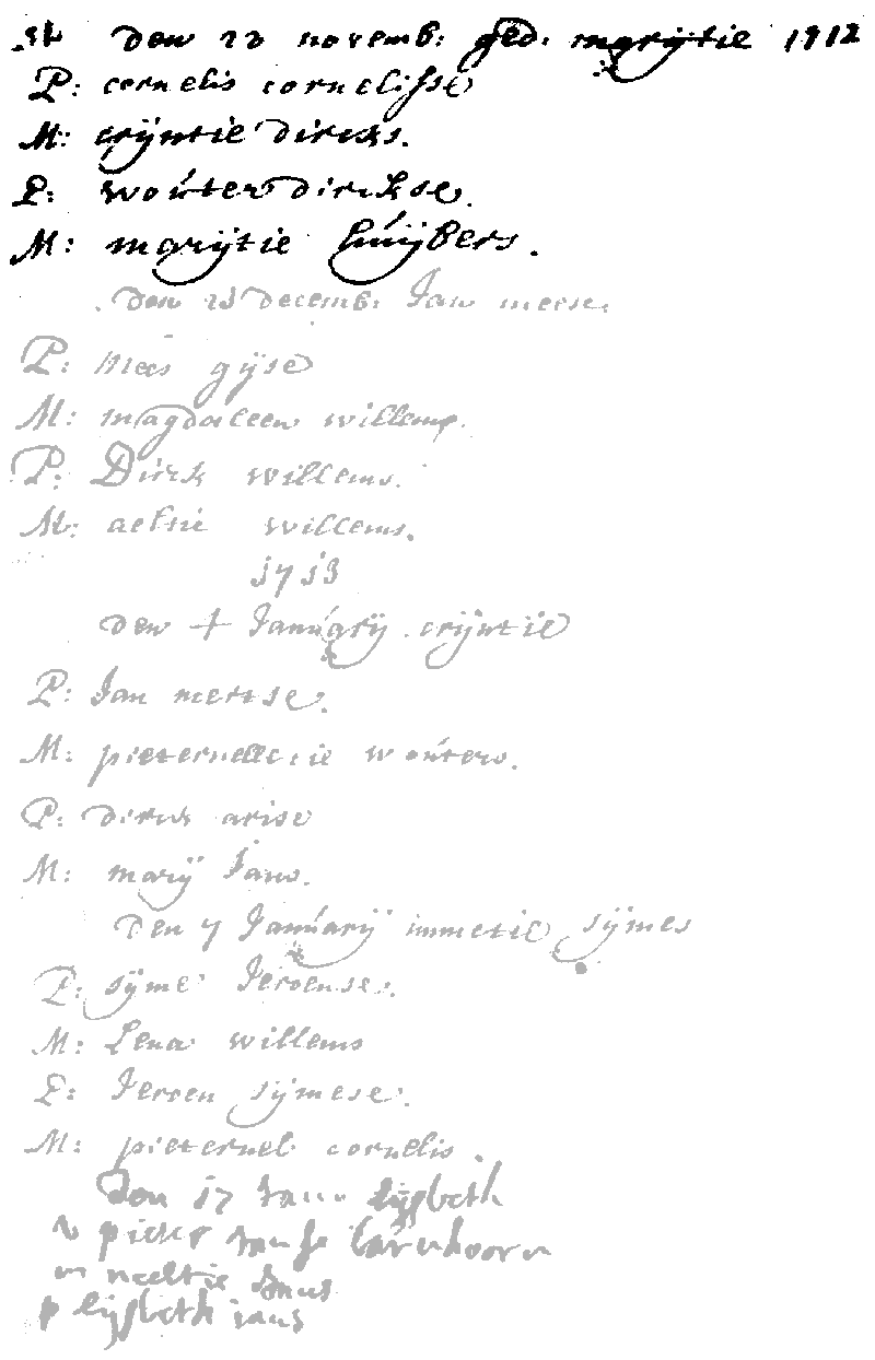 17121122 dp akte Marijtie dv Cornelis C d Hollander - Crijntie D Vinck